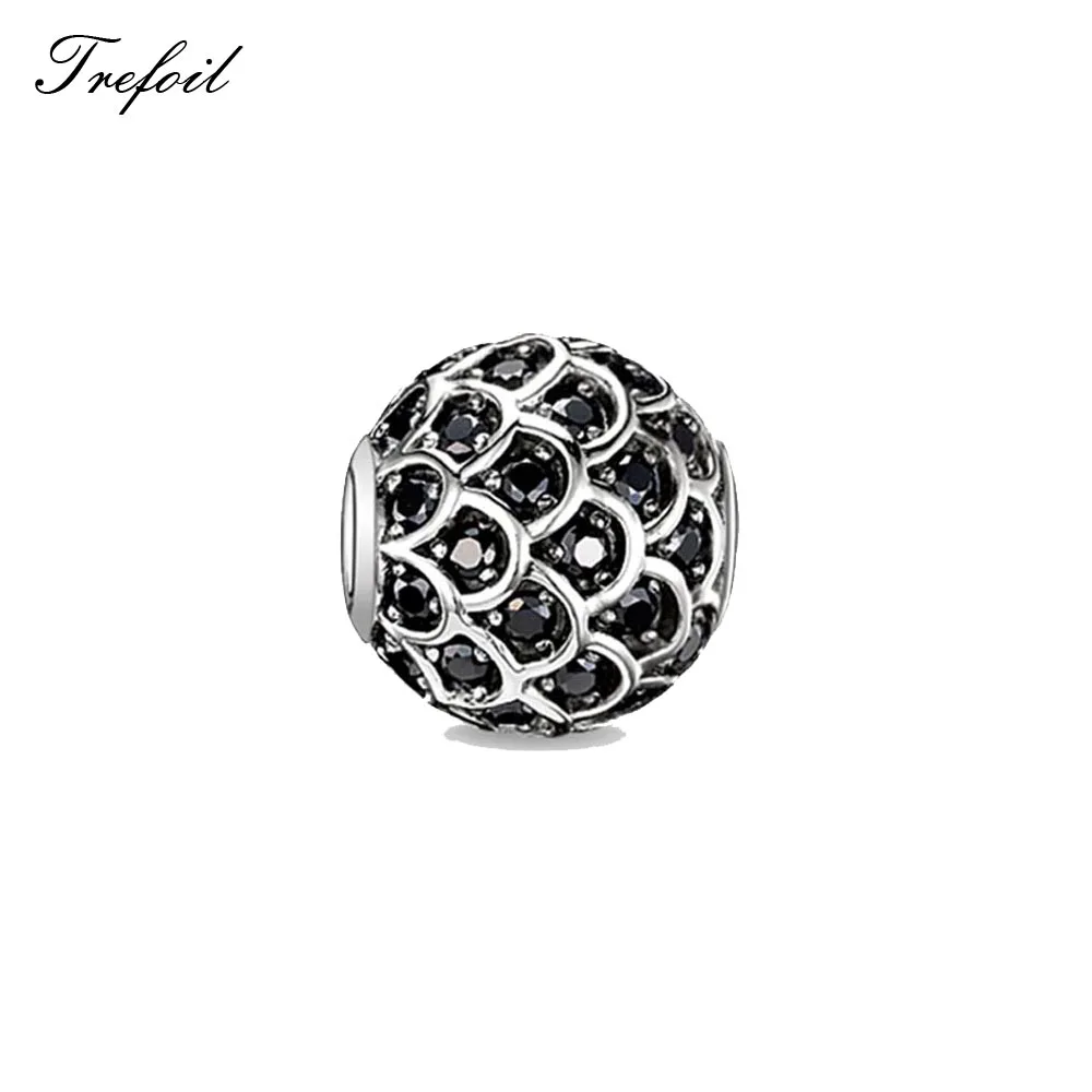 Black Koi Fish DIY бусины черная рыба Koi Шарм 5 мм, модные серебряные ювелирные изделия модный подарок для женщин Девушка для браслетов и колье бусины для рукоделия - Цвет: Black Koi Fish