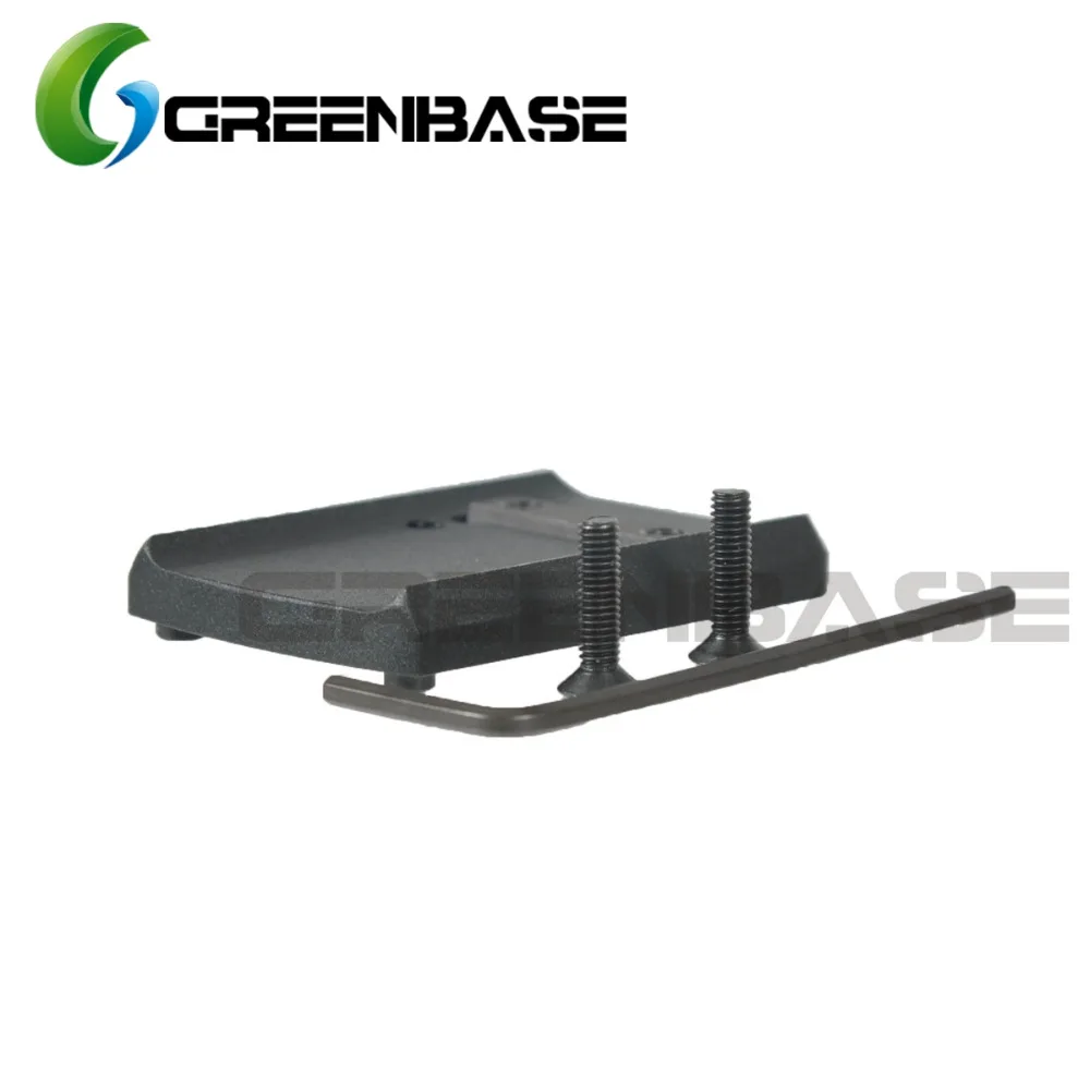 Greenbase RMR базовое Крепление подходит RMR Red Dot Sight для реального огня калибр подходит для Glock 17 19 22 пистолета Замена пластины адаптера