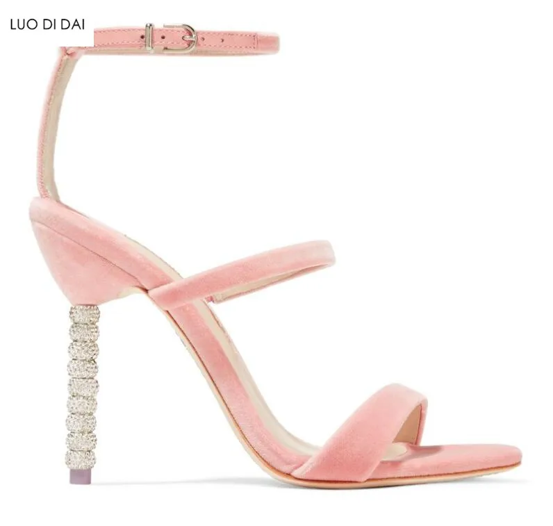 Женские босоножки на высоком каблуке с открытым носком|Боссоножки и сандалии| |