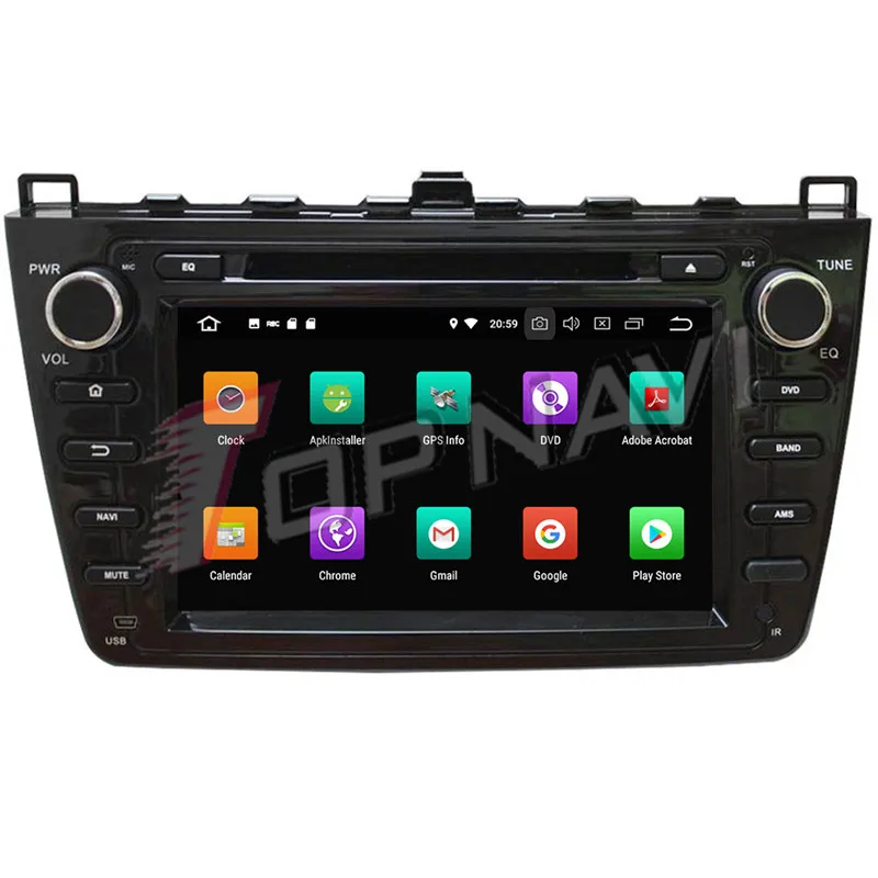 Автомобильный GPS навигатор TOPNAVI Восьмиядерный Android 9 0 для MAZDA 6 Mazda Ruiyi Ultra 2008 2009 2010 2011