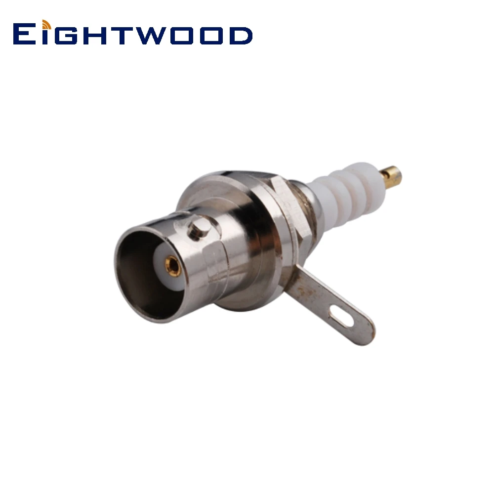 Eightwwood 5 шт. BNC Jack женский RF коаксиальный разъем гайка переходника переборки припоя