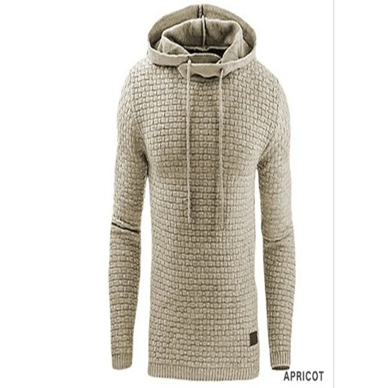 Осень/Зима 2019 Мужская жаккардовая Толстовка Повседневная Хип хоп толстовка с