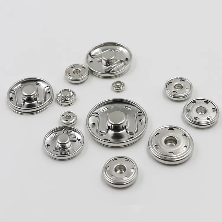 50sets 8mm-30mm metal snap button for child coat women shirt press DIY craft clothing silver gold gun black | Дом и сад