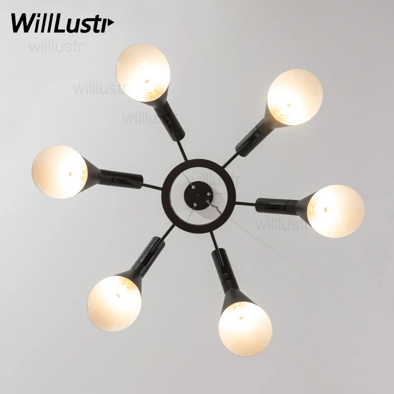

Nordic Metal Pendant Lamp Suspension Light Dining Meeting Room Office Project Hotel Cafe Bar Hanging Ceiling Chandelier