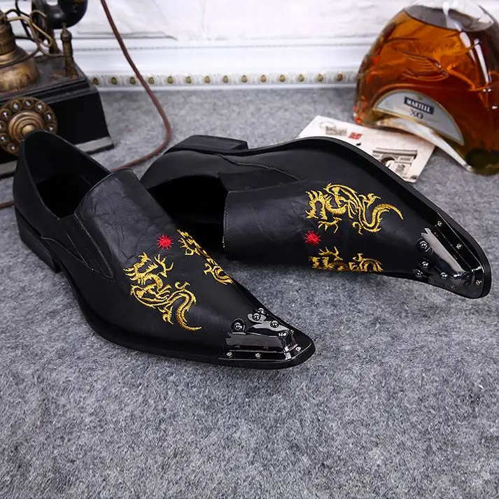 Новый топ итальянский Стиль натуральной кожи коровьей qshoes обуви мужские деловые