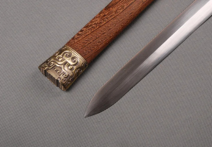 

Chinese Ancient Sword Fully Handmade Han Dynasty Sword Folded Steel Blade Staight Sword Traditional Technique