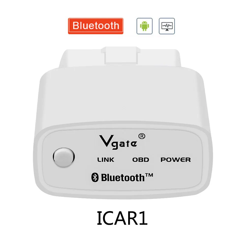 Vgate icar pro OBD2 ELM327 Bluetooth Автомобильный диагностический OBD OBD2 сканер elm 327 OBDII считыватель кодов odb2 диагностический адаптер Лидер продаж - Цвет: icar1-bt