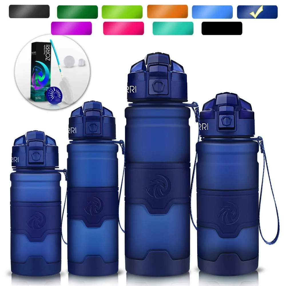 ZORRI бутылка для воды протеиновый спортивный шейкер фруктовый заварник бутылка для воды синяя Тыква Пешие прогулки Велоспорт тренажерный зал Botella De Agua