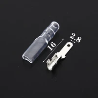 100pcs yt1797 cold pressed terminals 2 8 mm male connectorsheath male tab nickel copper free shipping