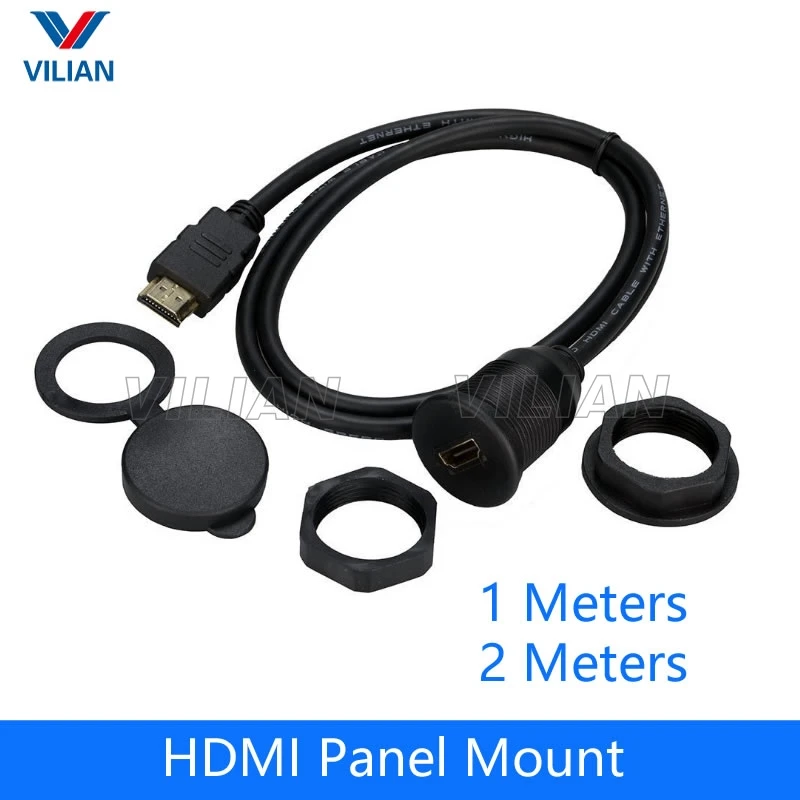HDMI водонепроницаемый монтажный удлинитель для мужчин и женщин 1 м грузовика