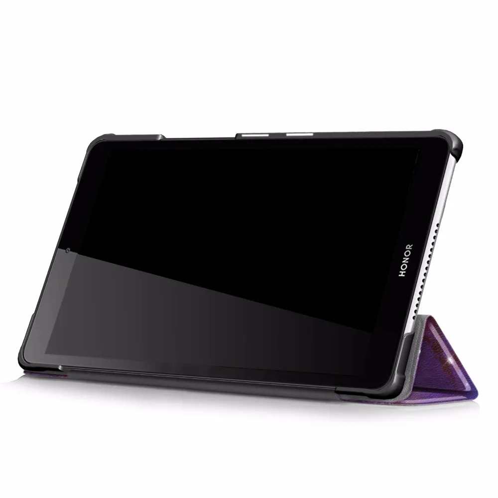 Кожаный чехол подставка для Huawei MediaPad M5 Lite 8 0 дюйма|Чехлы планшетов и электронных