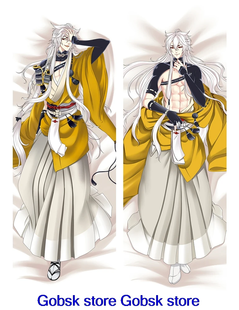 Август аниме Touken Ranbu Online Izuminokamikanesada& kogitsunemaru Dakimakura тела подушку Чехол Крышка обнимающаяся Подушка Чехол s