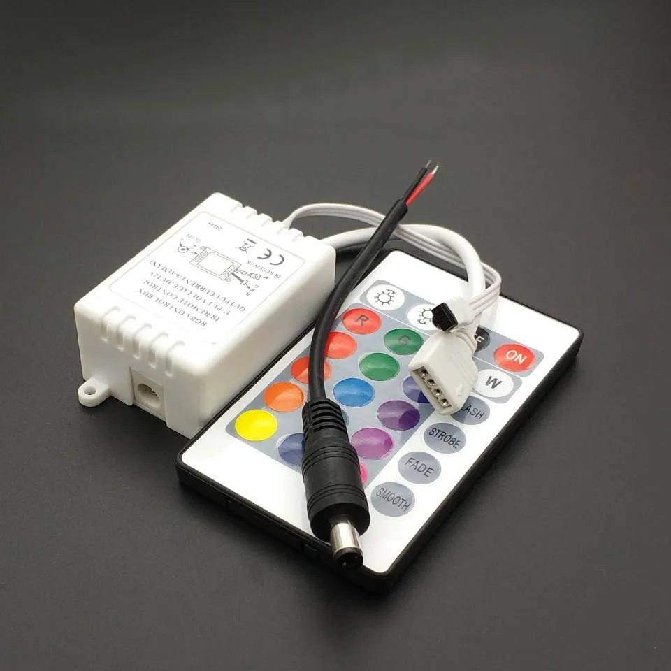 ИК светодиодный ллер для светодиодных лент 3528 5050 RGB 12 В 6 А 24 клавиши|Запасные
