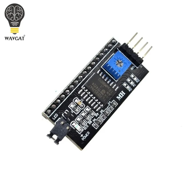 Lcd 1602 lcd 1602 2004 12864 Модуль синий зеленый экран 16x2 20X4 символьный ЖК-дисплей модуль HD44780 контроллер синий черный светильник - Цвет: IIC Interface