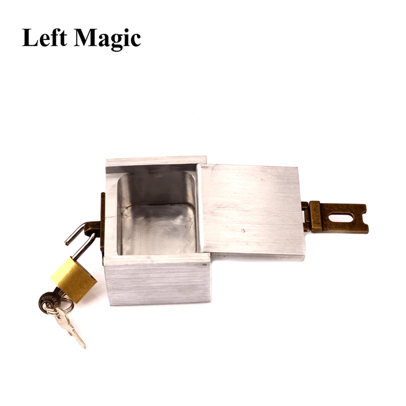 

The Strong Box By Joe Porper Card Magic Tricks Mental Prediction Aluminum Iron Box Magic Prop Dice Comedy Stage Magic Accessory