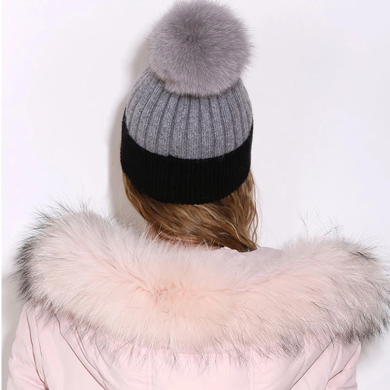 Новинка 2018 женские зимние шерстяные вязаные шапки модные теплые шапочки с