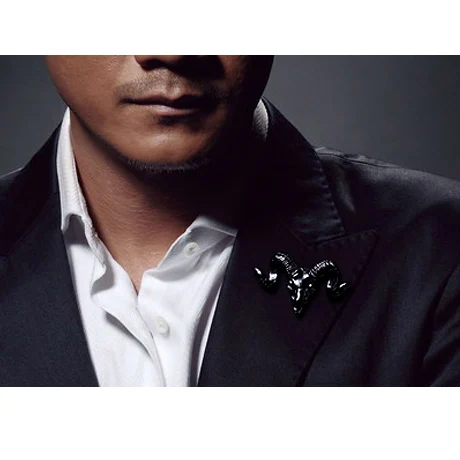 Free shipping fashion male brooch suit pin sheep head skull personality of the boys nightclub accessories gift | Украшения и