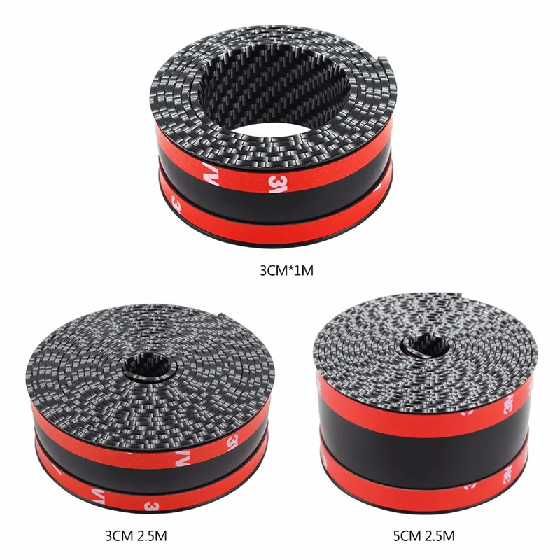 Наклейки для автомобиля 5D из углеродного волокна с рисунком детали настройки