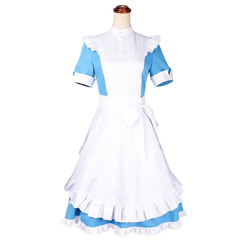 Косплей костюмы меч искусство онлайн Алиса синтез 30 горничная фартук платье