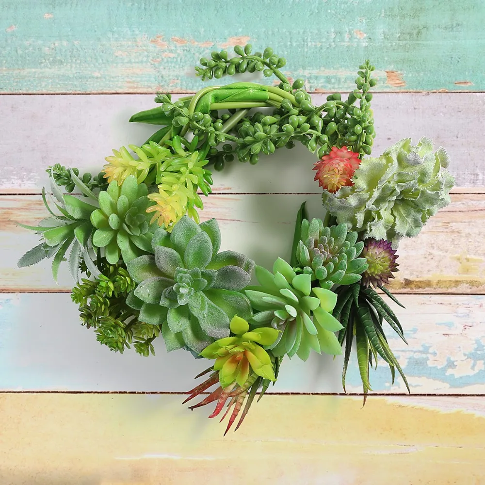 15 шт./компл. DIY Искусственные суккуленты бонсай растение Цветочная композиция