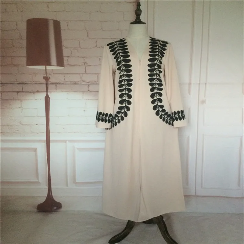 Женский кардиган в арабском стиле с длинным рукавом мусульманском стиле|islamic long