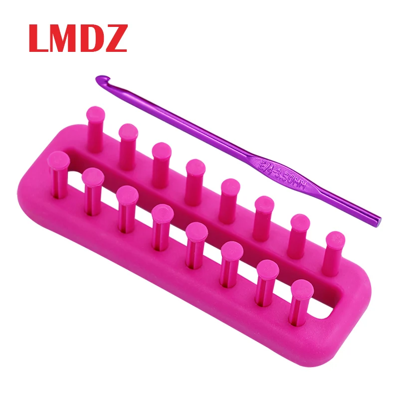 

LMDZ Rectangle Knitting Loom Craft DIY Weaving Knitting Tools for Sock Sewing Scarves DIY Craft Tool Mini Loom Kit Tool Set