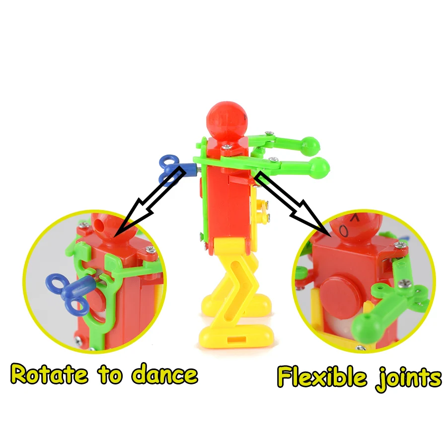 1 шт. детский танцующий робот заводная игрушка|wind toy|wind up toysclockwork toy |