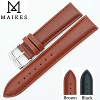 maikes new watches bracelet belt genuine leather watchbands 18 20 22 24 mm accessories strap watch band for daniel wellington dw
