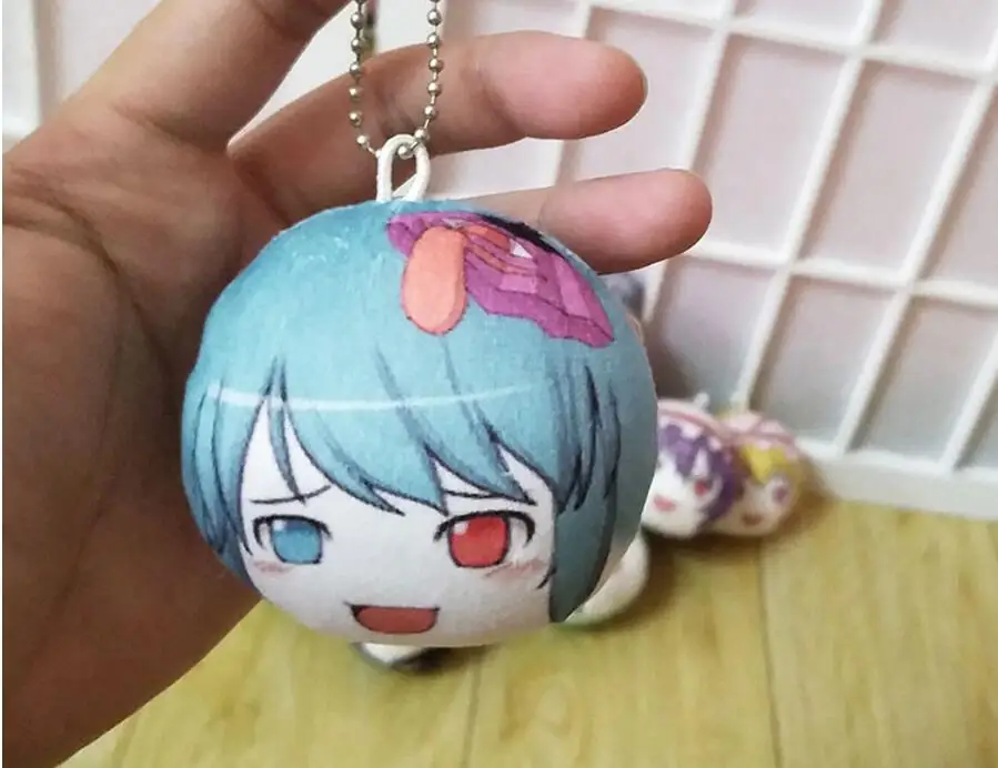 50 шт./лот, проект TouHou, плюшевая кукла Reimu Marisa Sanae Yukari Shikieiki Remilia, игрушки для косплея, мини-сумка, подвеска, 8 см, 17 стилей