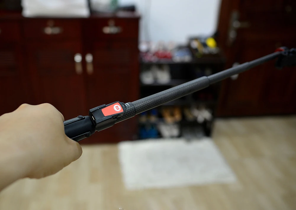 BENRO SC1 беспроводной Bluetooth из углеродного волокна гибкий монопод для селфи Настольный Штатив для iphone X экшн-Камера Gopro Sumsang pk smoo4