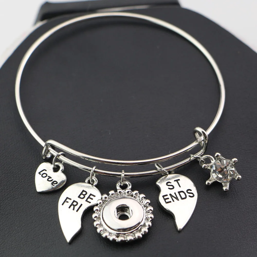 Мужские и женские браслеты с металлическими кнопками браслет в стиле Alex