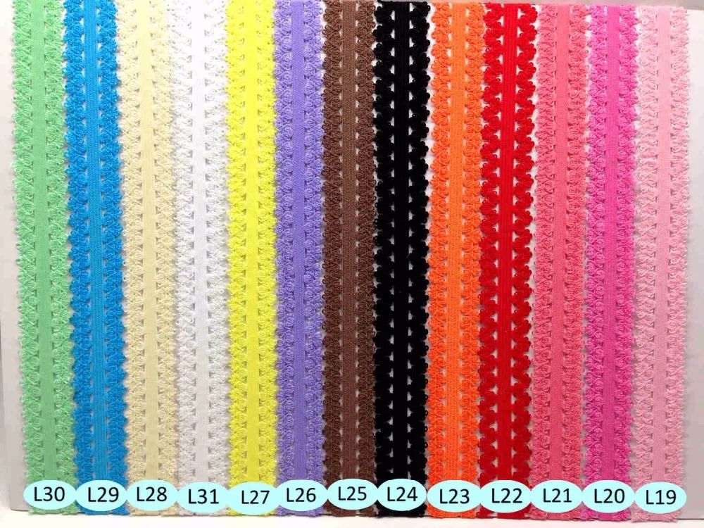 10 ярдов/партия Детская эластичная лента для волос 7/8 дюйма|edging elastics|headband for kidshair ties