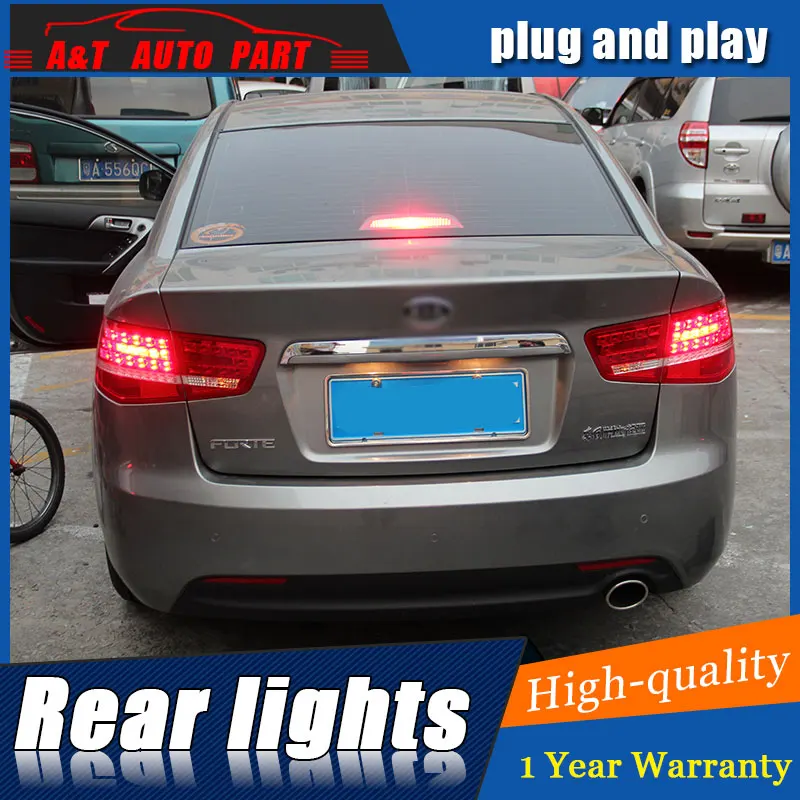 Автомобильный Стайлинг для Kia Forte задние фонари 2010 2013 светодиодный задний фонарь