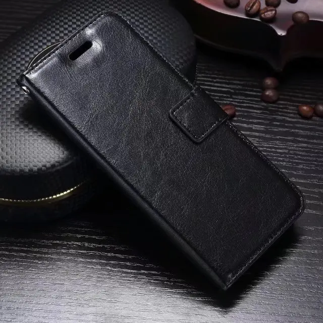 10 шт./лот бесплатная доставка кожаный чехол бумажник Crazy Horse для Samsung J2 PRO 2018
