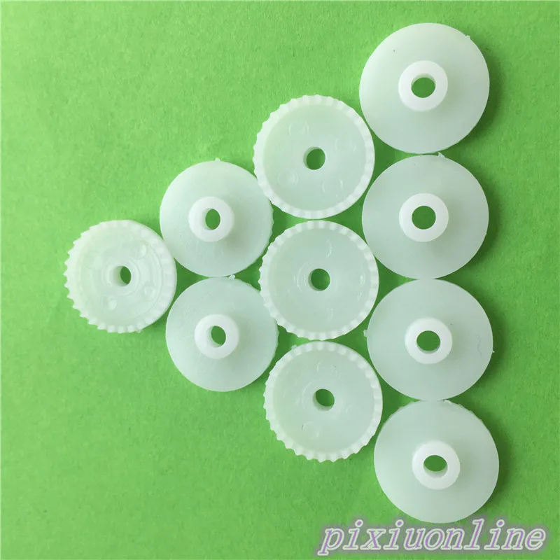 10 шт. K072Y C303A мини пластиковая корона шестерня модель DIY игрушки Робот части