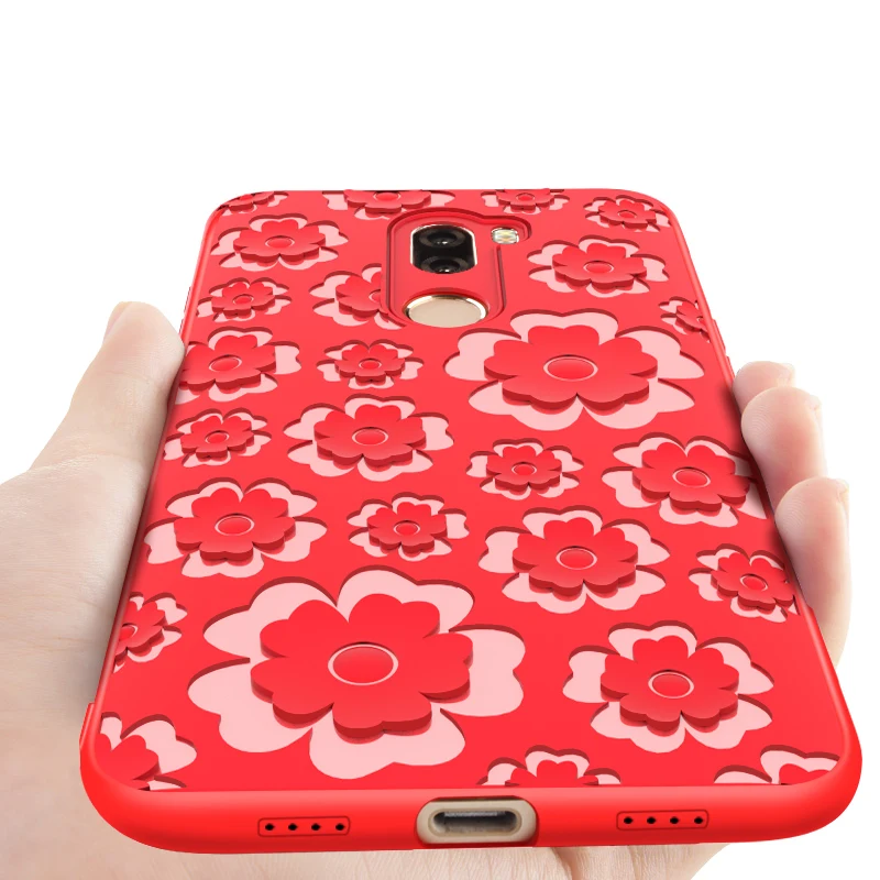 Luxury Brand Silicone TPU Case for Xiaomi Mi 5S Plus Embossed Flora Design Flexible Soft Candy Back Cover Phone Cases |