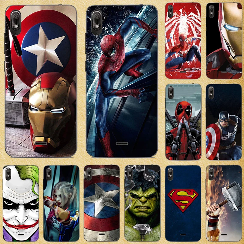 Чехол для телефона Super Hero чехол Wiko View Prime Max Lite Go XL Мягкая силиконовая задняя крышка
