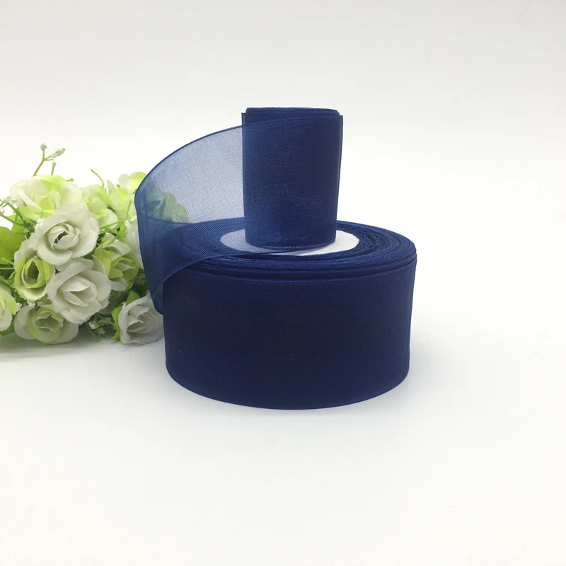 Лента из органзы для упаковки подарков 5 ярдов 2 дюйма 50 мм|organza ribbon|handmade ribbonribbons for