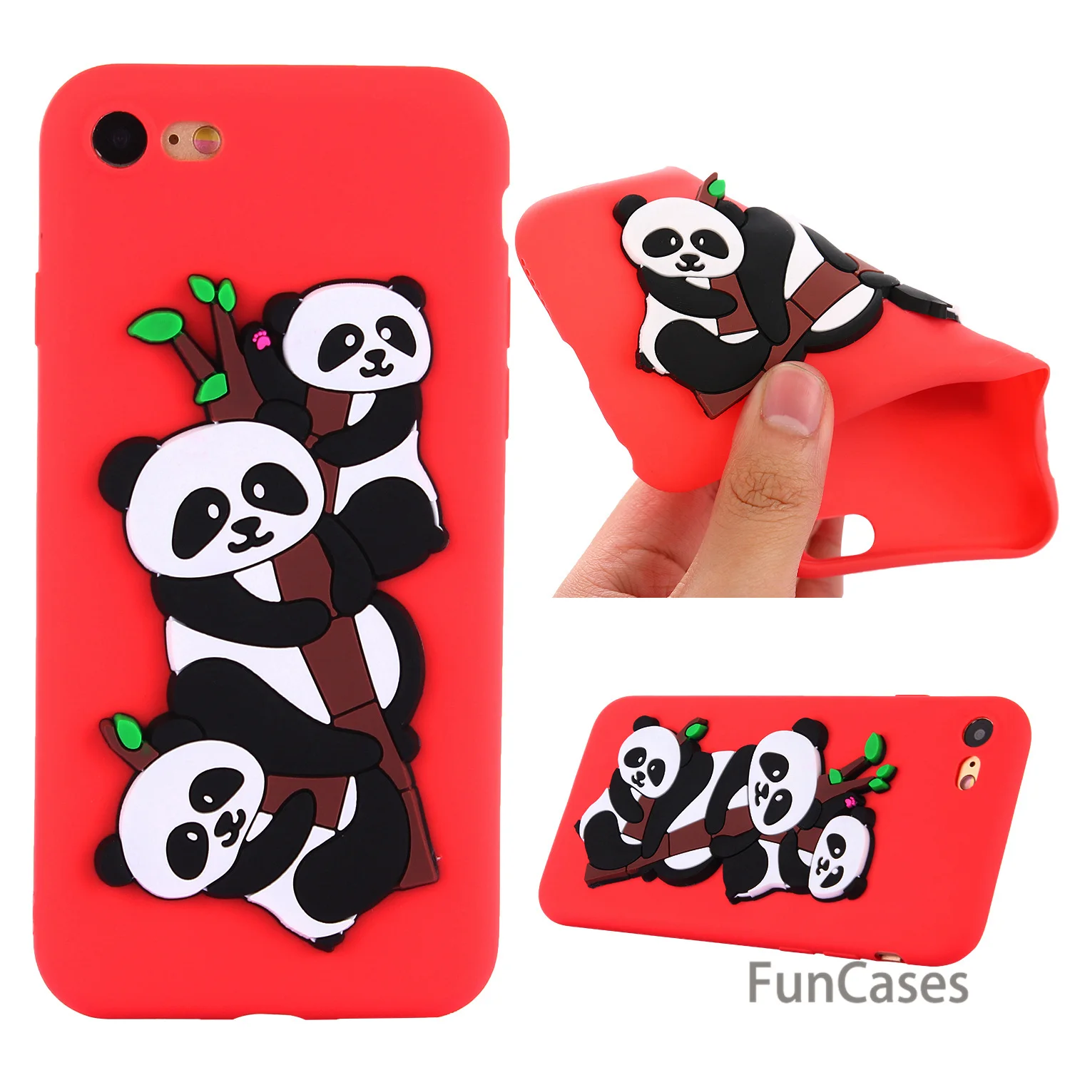 Модный чехол для iphone 7 мягкий силиконовый телефона Capinha глянцевая задняя панель 8