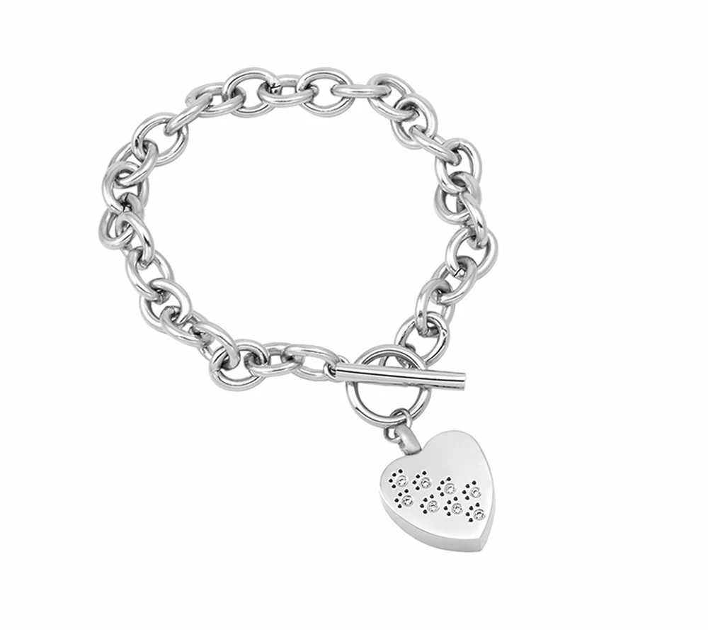 CMB5061 Multi design High Quality Chain Bracelets Bangle Stainless Steel Urn Bracelet With Cremation Ashes Pendant Charms | Украшения и