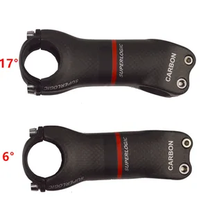 Матовый велосипедный стержень из углеродного волокна 3k, шоссейныйгорный велосипед, запчасти из углеродного стержня, угол 617 градусов, велосипедные детали