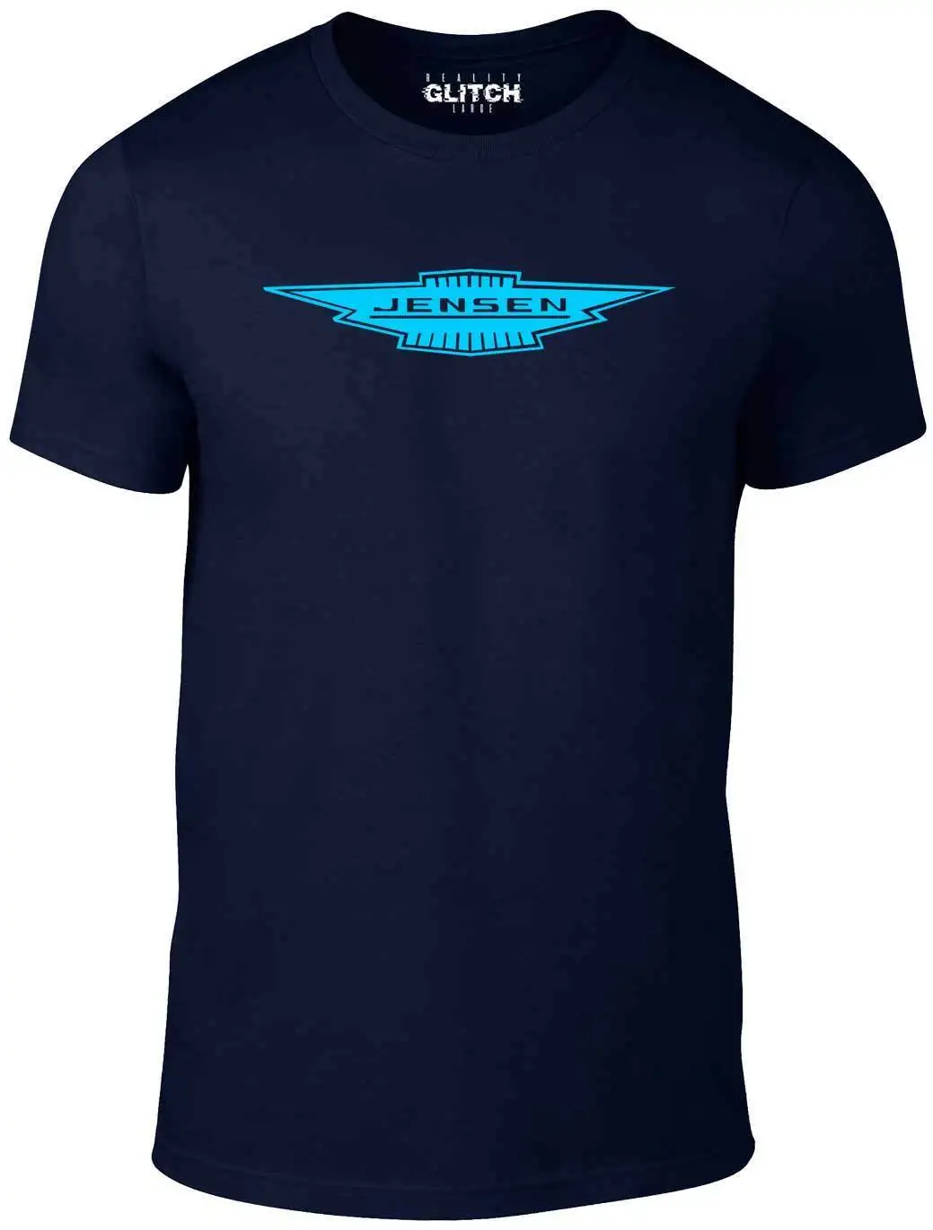 Jensen T Shirt Ретро автомобиль логотип компании для вождения эмблема Interceptor