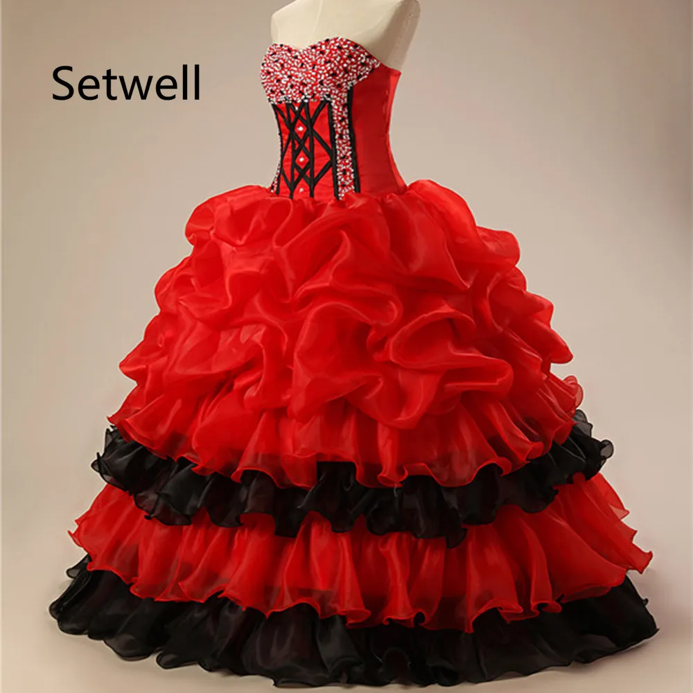 Новинка 2017 от Setwell платье Quinceanera без бретелек со шнуровкой сзади индивидуальный