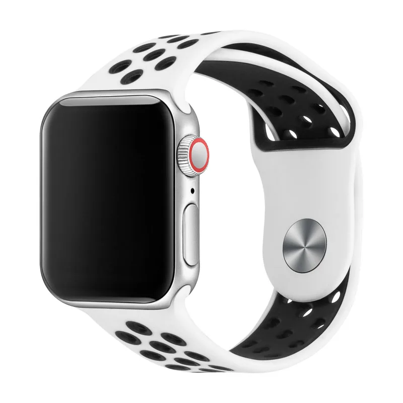 Спортивный ремешок для наручных часов Apple Watch 38 мм 40 мм 42 44 мм браслет для наручных часов Apple Watch, ремешок Ремешок для наручных часов iWatch серии 4/3/2/1 81010