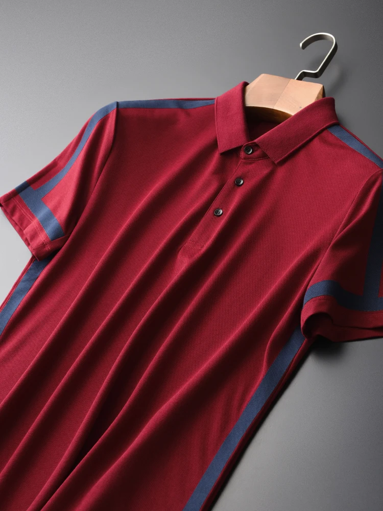 Мужская футболка Minglu с контрастным цветным принтом роскошные летние хлопковые