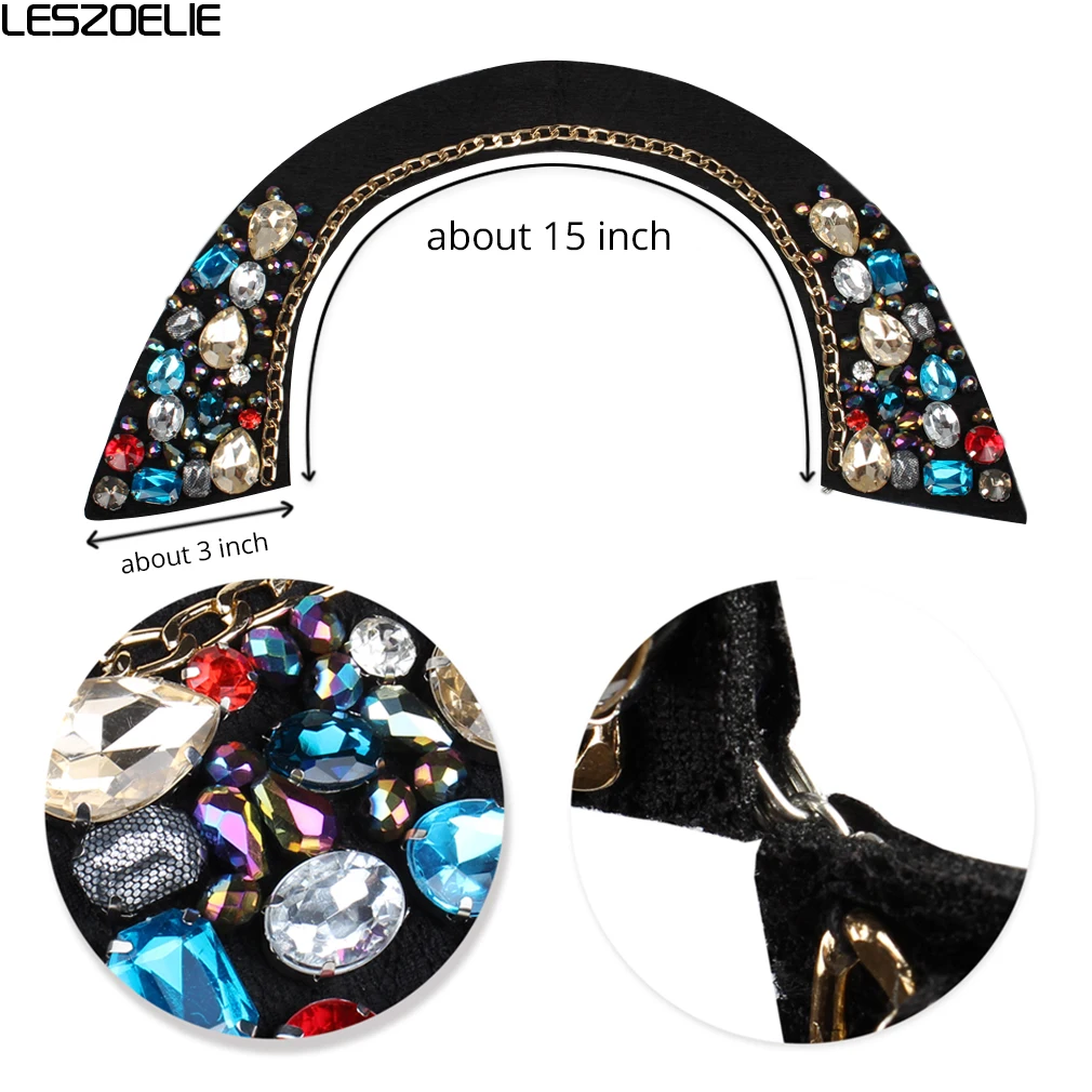 Модный съемный воротник для 2019 женское роскошное ожерелье аксессуары вечерние