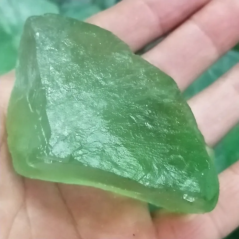 Натуральный зеленый флюорит 100 200 г необработанный драгоценный камень кварц