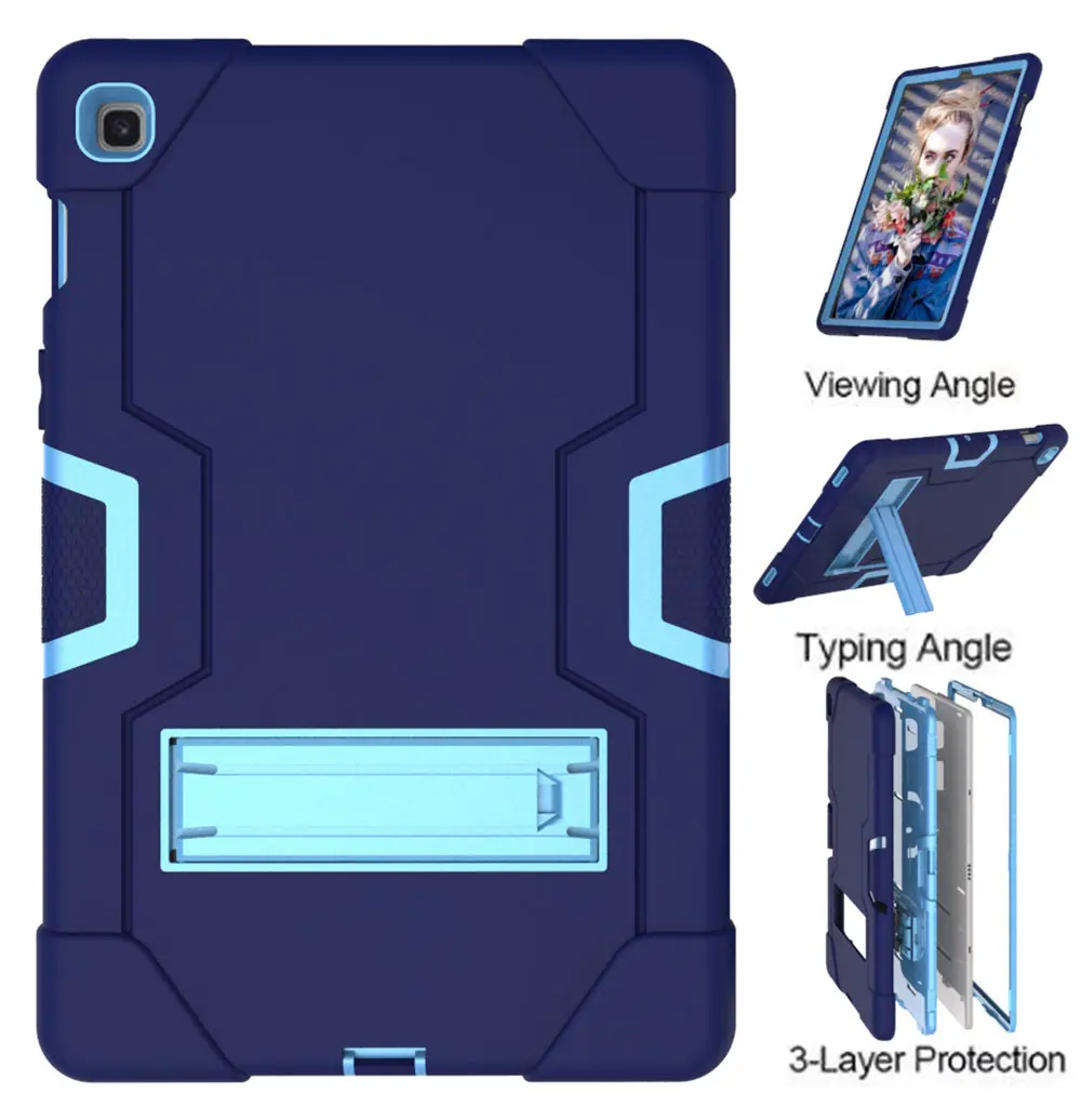 iBuyiWin Heavy Duty Safe Silicon Case for Samsung Galaxy Tab S5e SM-T720 SM-T725 10.5" Tablet Funda Capa Cover for Kids+Gifts