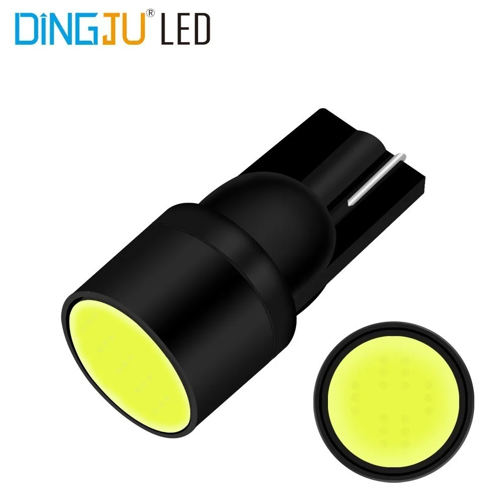 1PCS T10 W5W LED Car Interior Light COB Marker Lamp 12V 168 194 501 Side Wedge Parking Bulb Auto Car Styling