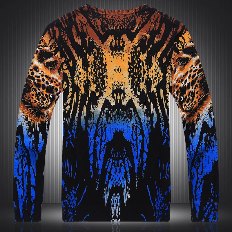 Personalized flame fire horse pattern 3d print fashion sweater Spring2019 New quality soft smooth elastic pullover M-3XL | Мужская